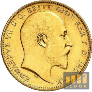 Pièce Or Souverain Edward VII