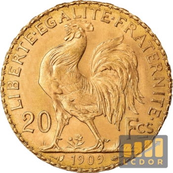 Pièce Or 20 Francs Coq