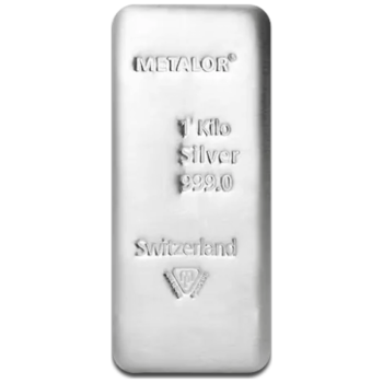 Lingot Argent 1 Kilo Metalor