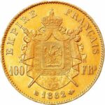 Revers de la pièce d'or de 100 francs