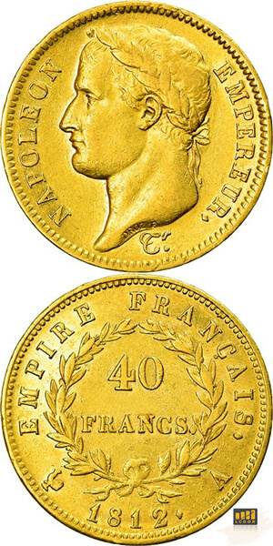 40 Francs Or Napoléon 1812