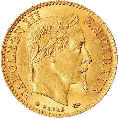 10 Francs Or Napoléon III Tête Laurée1862 à 1868