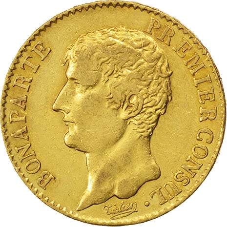 20 Francs Or Bonaparte Premier Consul An XI et An 12