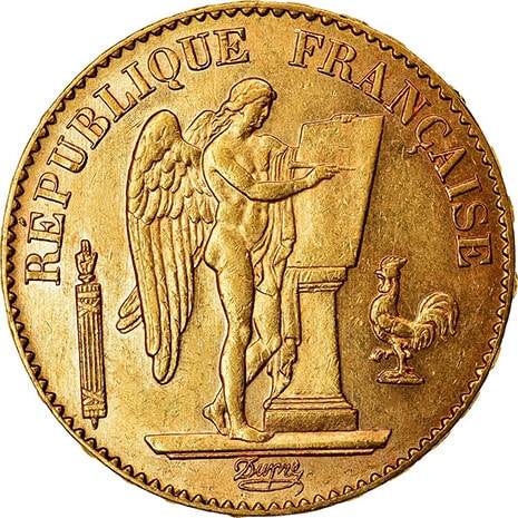 20 Francs Or Génie 1871 à 1898