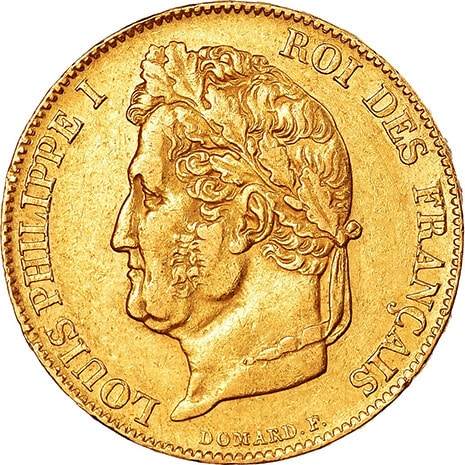 20 Francs Or Louis Philippe 1832 à 1848