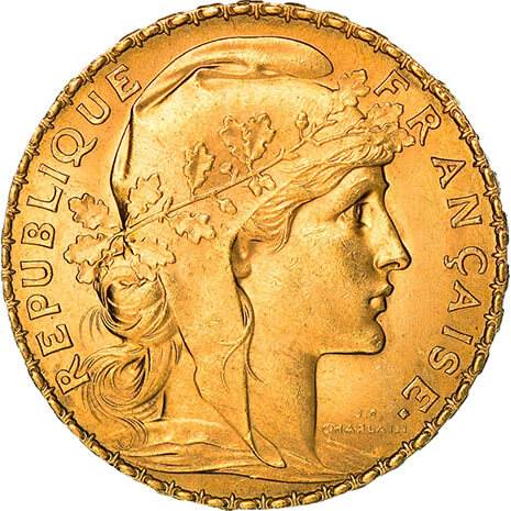 20 Francs Or Marianne Coq 1898 à 1914 - Louis d'Or