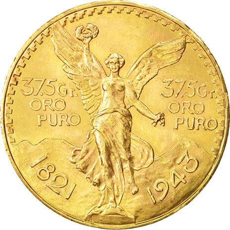 50 Pesos Or - Pièce d'or Mexicaine de 50 Pesos 1943