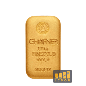 Lingot d'or 100 Grammes - Achat d'Or LCDOR
