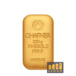 Lingot d'or 250 Grammes - Achat d'Or LCDOR