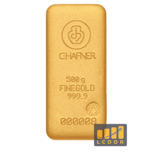 Lingot Or 500 grammes - Achat d'Or LCDOR