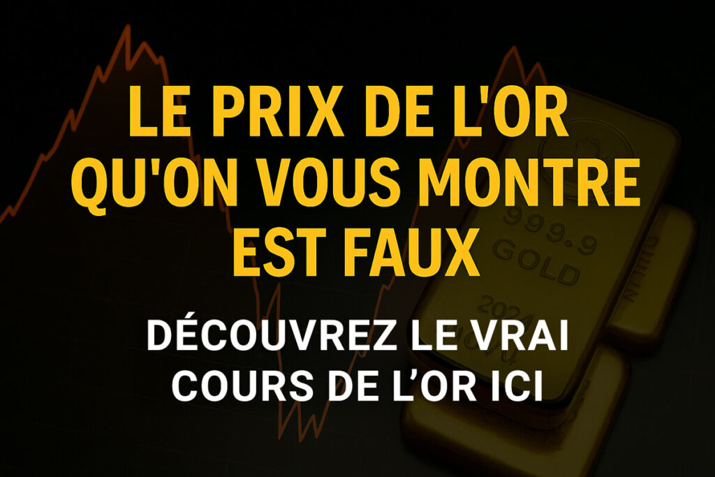Le vrai cours de l'or