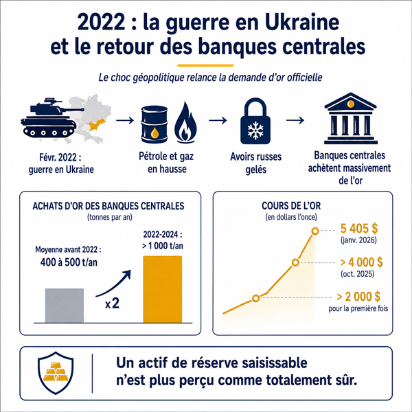 2022 : la guerre en Ukraine et le retour des banques centrales